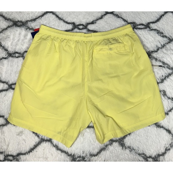 CHAMPION Nylon Warm Up 6" Shorts Yellow Men's Size 2XL *NEW* - Picture 8 of 8